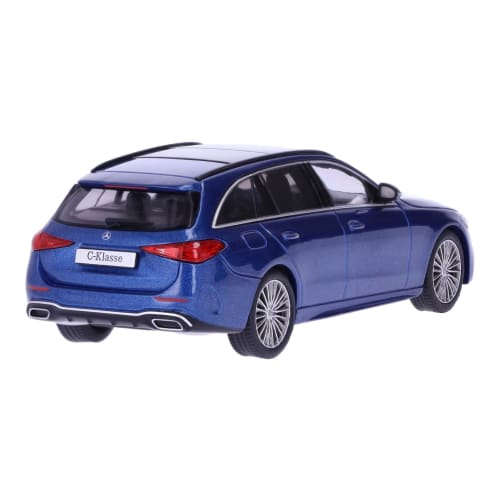 HERPA 1/43 Scale Diecast Model Car Mercedes-Benz C-Class (S206) KOMBI Station Wagon 2021 (Blue)