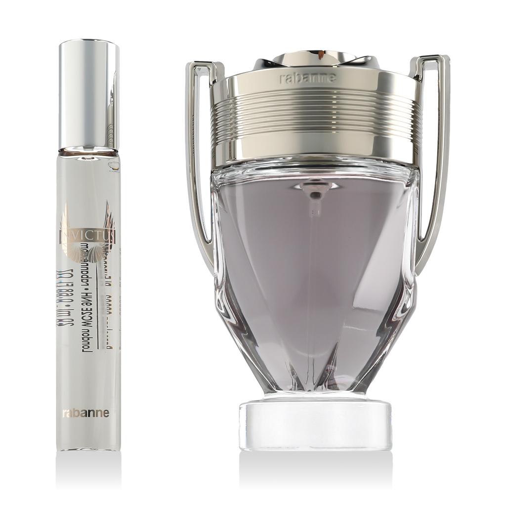 Set Paco Rabanne: Invictus, Eau De Toilette, For Men, 100 ml + Invictus, Eau De Toilette, For Men, 10 ml