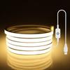 Touch Sensor Dimmable USB 5V COB LED Strip Light Waterproof Soft Pure Silicone Tube Neon Tape For Kitchen Room Decor Backlight