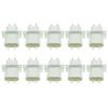 Set of 10 Microwave Oven Magnetron Plug Microwave Oven Connector 4 Filament Pin Sockets Converter Microwave Oven Sockets
