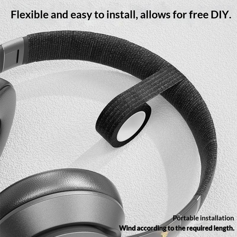 1 Stück Reißbares Kopfhörer-Kopfbügel-Schutzband, Anti-Aging Peeling Reparaturstreifen für Over-Ear-Headsets, Strapazierfähiges Material