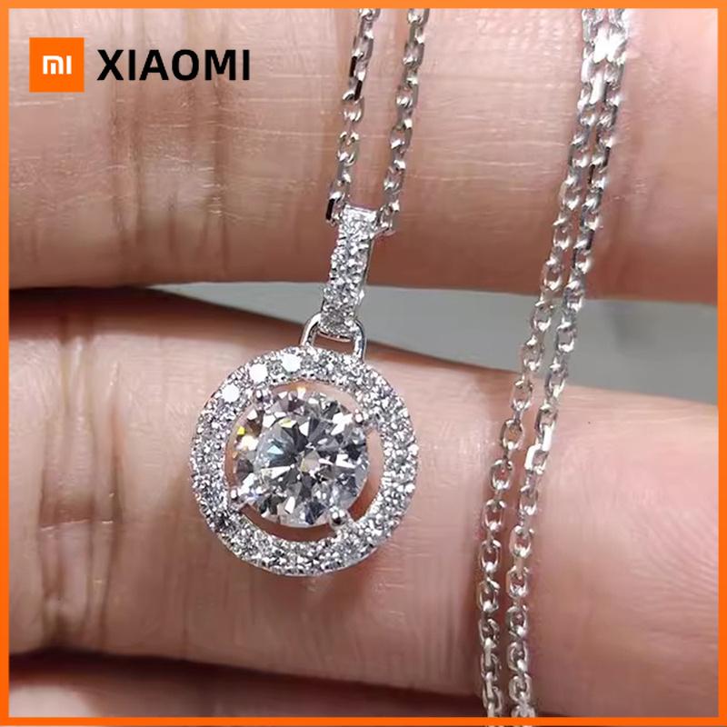 Xiaomi Huitan Классическое круглое колье-подвеска с фианитом для женщин Простые и роскошные женские аксессуары Свадебная вечеринка Элегантные украшения