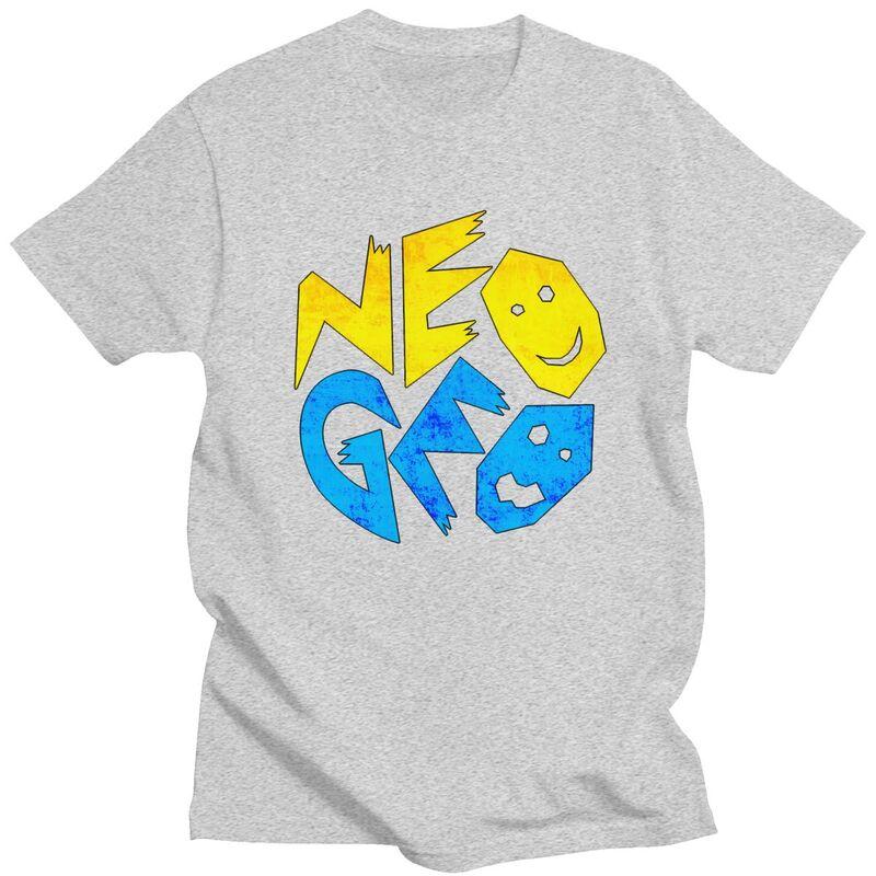 Custom Classic Arcade Game Neo Geo Logo T Shirt Unisex T-shirts Casual Tee Oversized Tshirts Merch