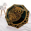 1pc Owl Celtic Automatic Open/Close Umbrella, Portable Folding Umbrella for Travel, Themed Events, It is suitable as a gift for various festivals, Out