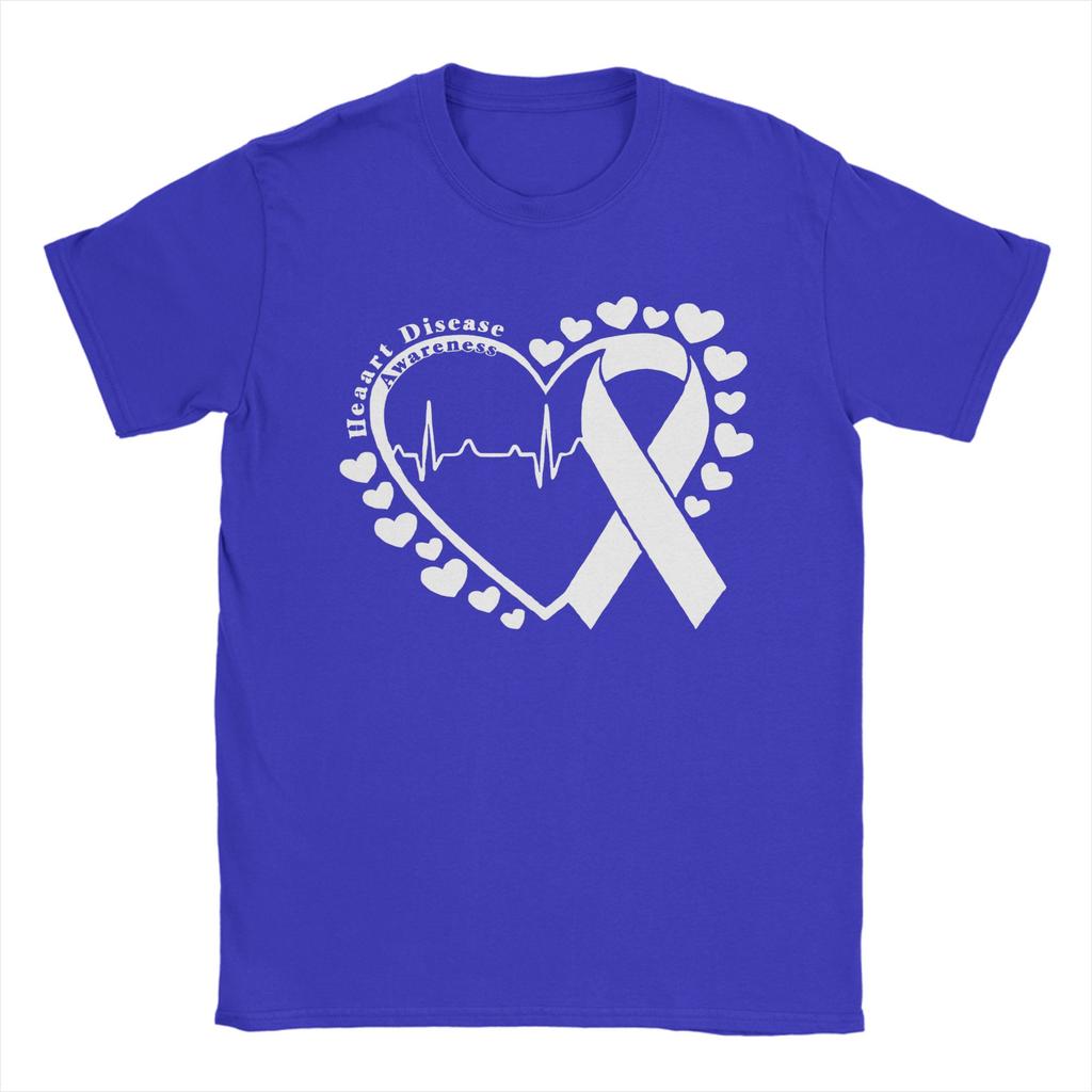 Unisex TShirt in February Go Red for Heart Disease Awareness Fun Pure Cotton Tee Shirt Short Sleeve T Shirt O Neck Clothing Gift