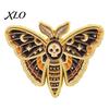 Retro Clothing Decoration Vintage Enamel Moth Brooch, Cartoon Insect Alloy Lapel Pin, Men Artistic Pin Women Jewelry Accessories for Suit Dress