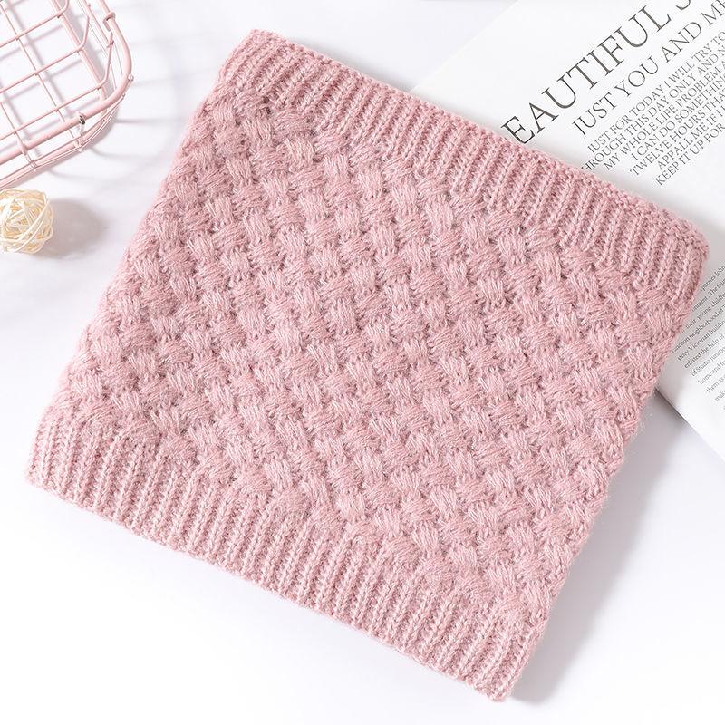 Универсальный флисовый утолщенный шарф-снуд для мужчин и женщин, зимний теплый вязаный шарф-капюшон