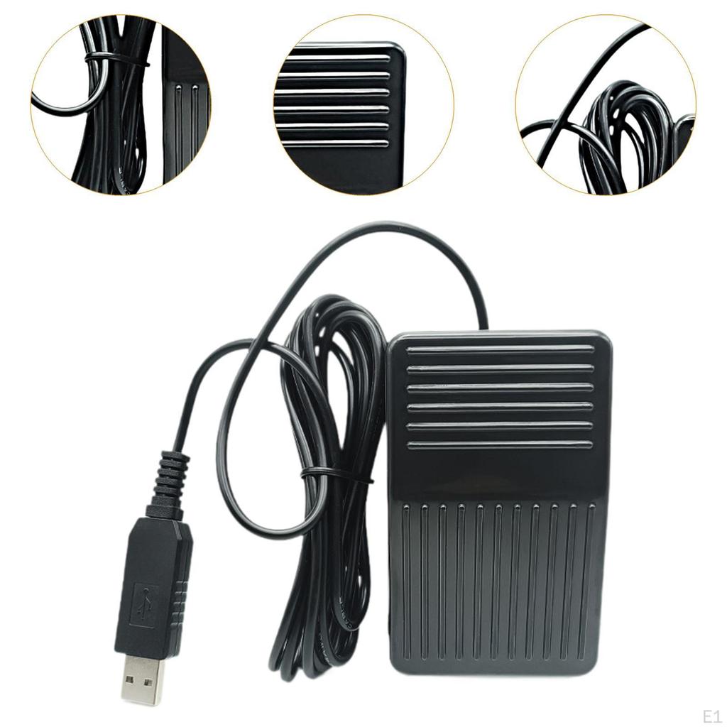 USB Педаль Компьютерная Противоскользящая Модернизированная Клавиатура Переключатель Действия