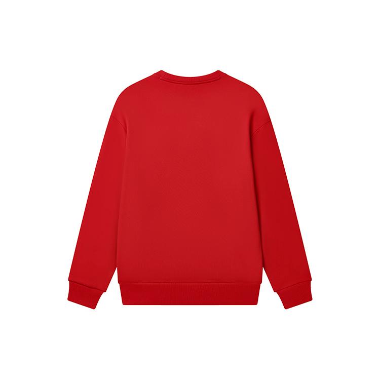 Fila CNY X Кролик Буэр Свитшоты Унисекс Красный Круглый Вырез Средняя Обычная Посадка F11U319202F-RD