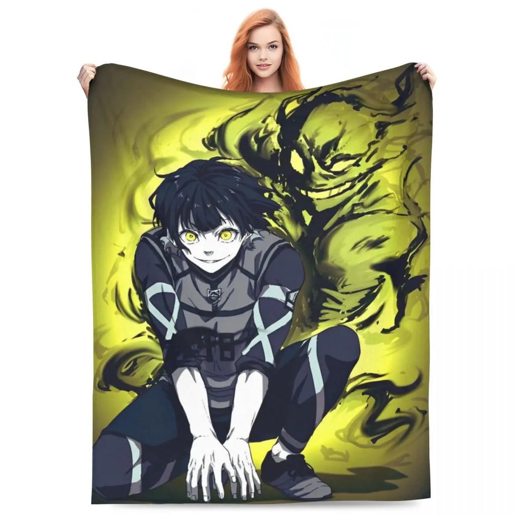 Синяя Тюрьма 2 Одеяла Манга Аниме Плюшевое Новинка Дышащее Накидное Одеяло для Дома Ресторана Весна/Осень