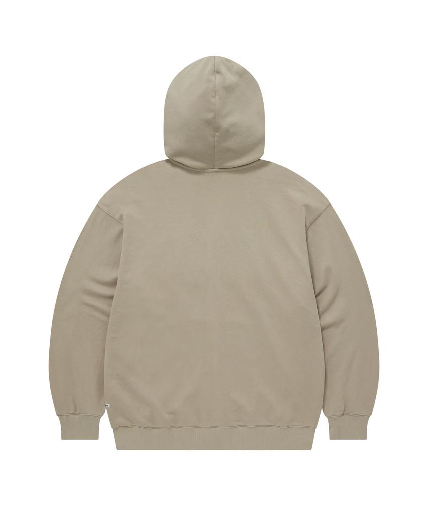 Covernat Cvnt Vintage Zip-Up Hoodie Light Khaki