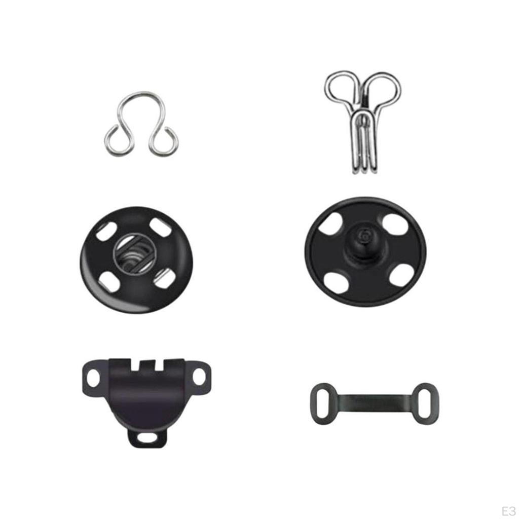 Набор крючков и петель для шитья, кнопки для одежды, легко надевать, яркие цвета, сделай сам, для творчества