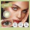 FreshGo Prescription Color Contact Lenses With Diopters Soft Colored Lenses 1 Pair Natural Color Lenses for Vision Eye Lens