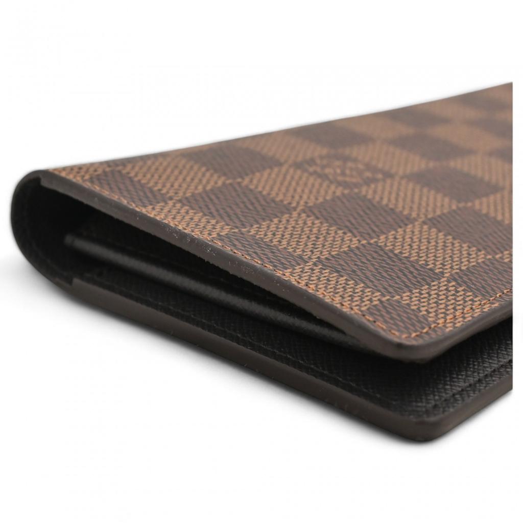 Оригинал LOUIS VUITTON Damier Portefeuille Brazza Длинный кошелек lv7736sn