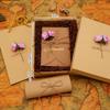 Invitation Envelope Gift Box Souvenir Retro Envelope Romantic Flower Decoration Stationery Card  Letter Paper Packaging Holder