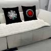 Группа Red Hot Chili P-Peppers Наволочки Мультяшные Диванные Декоративные Домашние Двусторонняя Печать Короткий Плюш Милая Наволочка