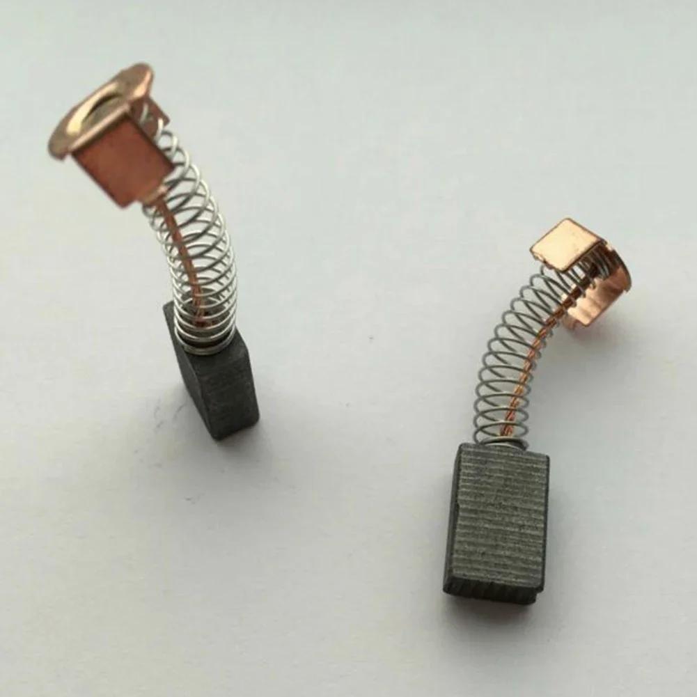 2pcs Carbon Brushes Metal 12mm*8mm*5mm Electric Motor Parts For Power Tools Angle Grinder Accessories Carbon Brush