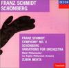 CD ZUBIN MEHTA, FRANZ SCHMIDT, SCHOENB - Schmidt: Symphony No. 4 / Schoenber UCCD3137 Japan ObiClassical Used