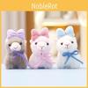 Cute Alpaca Keychain Cartoon Child Backpack Decorative Pendant Plush Gift Doll