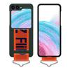 Модный индивидуальный тканый ремешок на запястье чехол для телефона Samsung Galaxy Z Flip 5 4 3 мягкий силиконовый чехол для Samsung Z Flip 5 Fundas