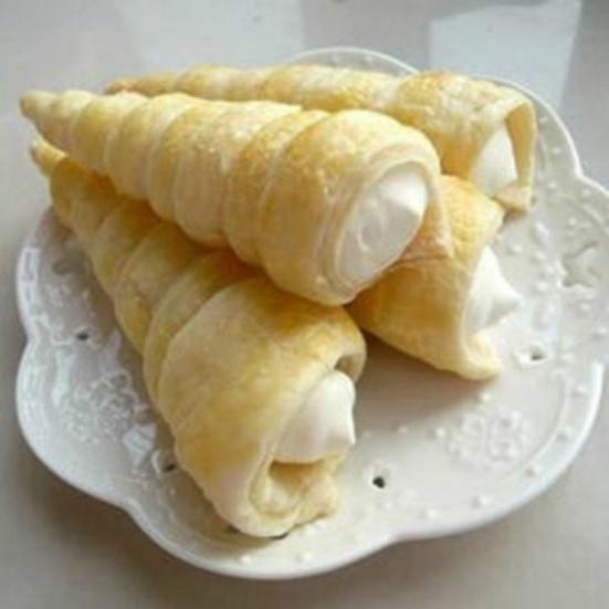 6 шт. Металлические конусообразные спиральные трубочки для круассанов и датской выпечки