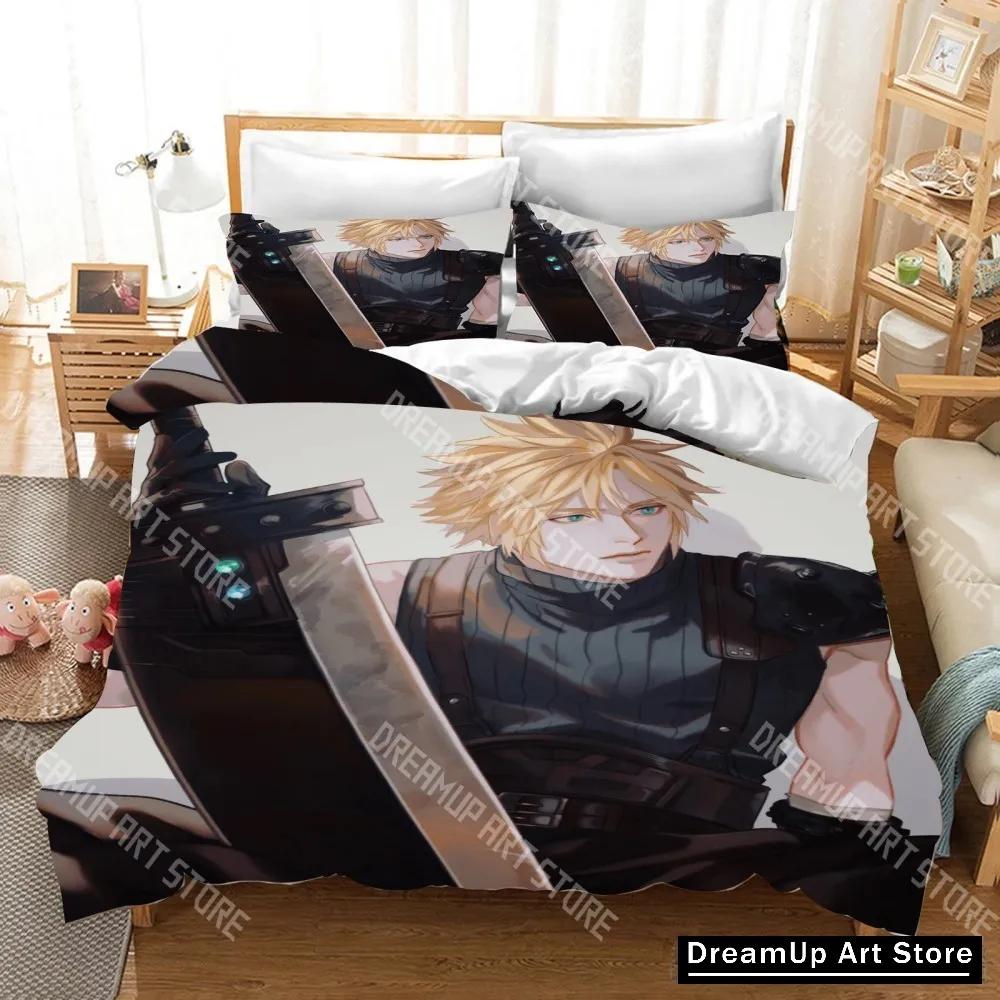 Постельное белье Final Fantasy Постельное белье Love Child Комплект пододеяльника HD Покрывало Постельное белье для детской Постельное белье Декор спальни