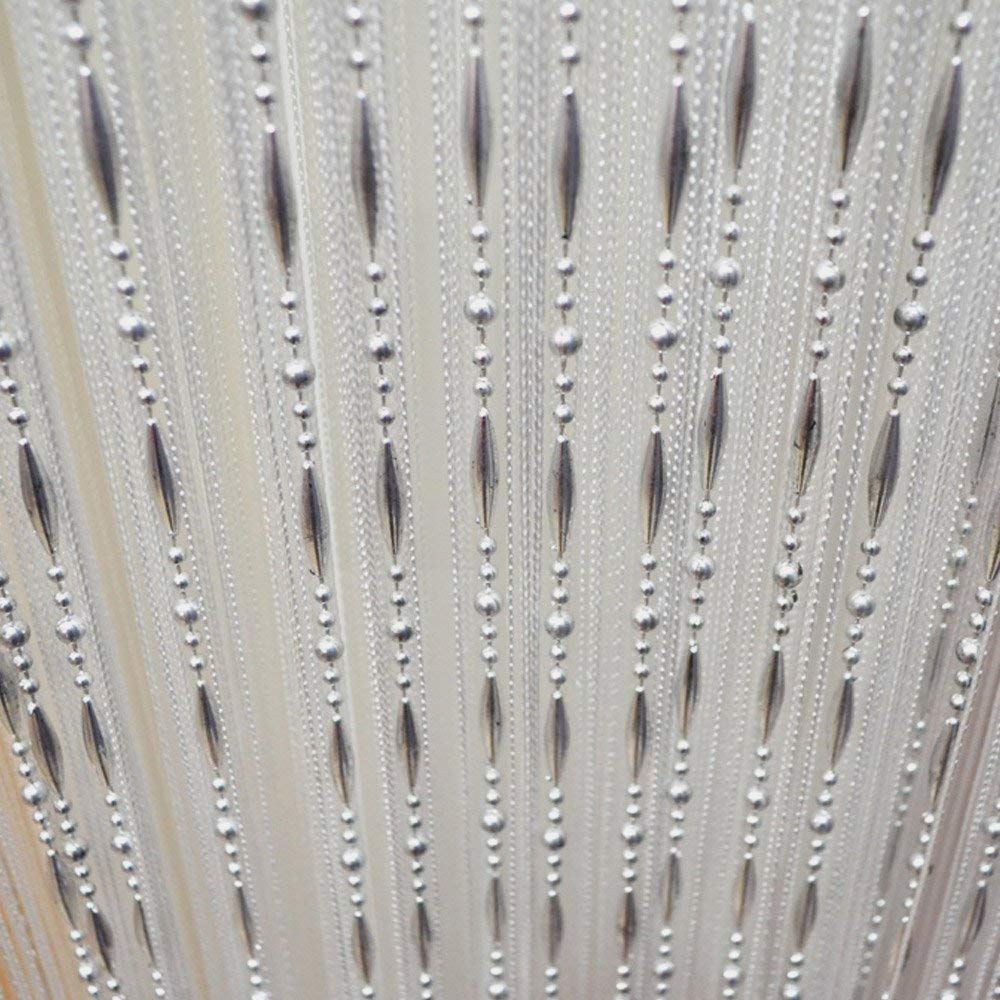 Декоративная цепочка из бисера, капля росы, хрустальное стекло, дверь, перегородка, занавеска на окно, занавеска на веревке