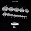 Transparent clear Flat 25mm Round Glass Cabochons