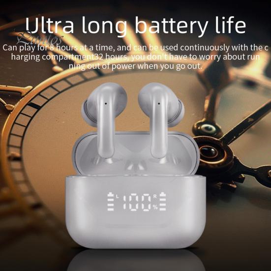 Bluetooth-compatible Translation Earbuds Active Noise Reduction Real-Time Language Translation Lightweight Design Wireless Earphones