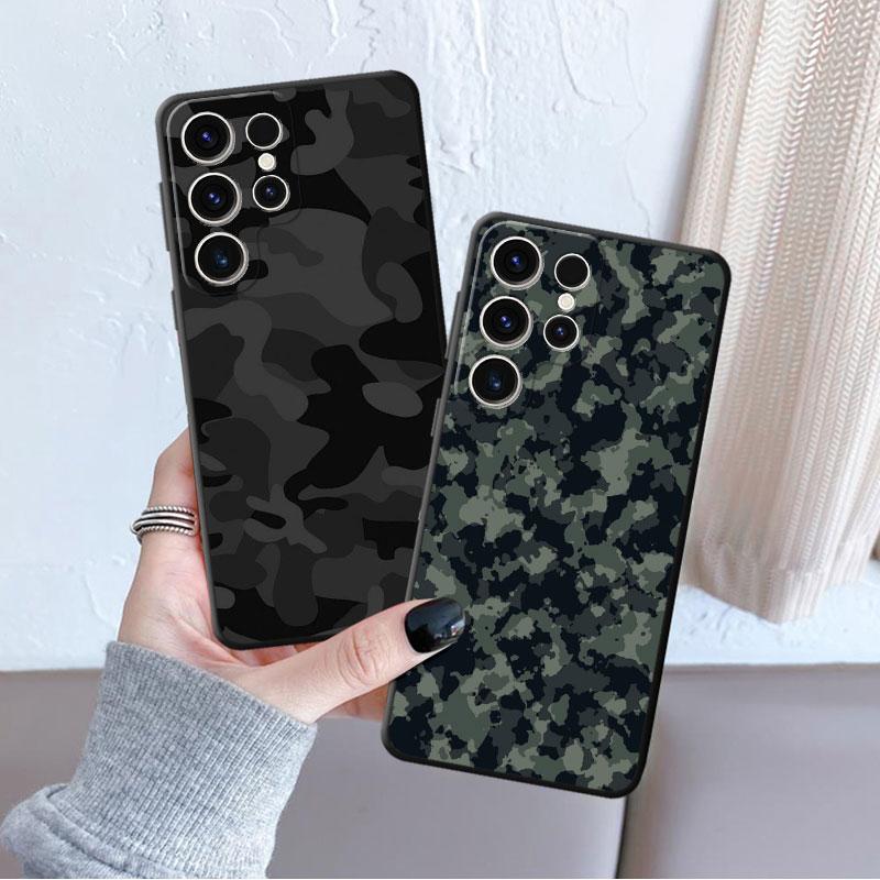 Чехол для телефона Samsung Galaxy S21 S23 Ultra 5g S8 S7 S10e S22 Plus S20 Fe S10 S9 с камуфляжным рисунком, камуфляжный военный армейский чехол