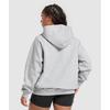 Gymshark Strength Department Graphic Hoodie Light Grey Core Marl B3c3q Gbcn