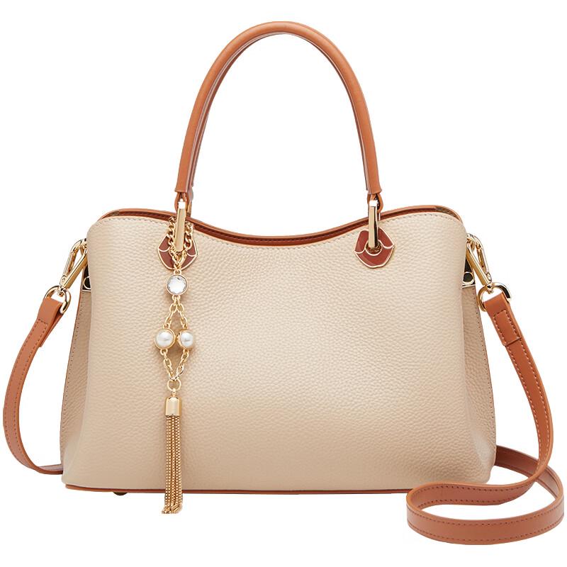Zhu Er Elegant Birkin Style Cowhide Handbag
