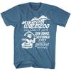 Bill and Ted Waterloo Blue Heather Adult T-Shirt