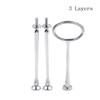 2/3 Tier Cake Plate Stand Handle Fitting Hardware Rod Plate Stand Wedding Party