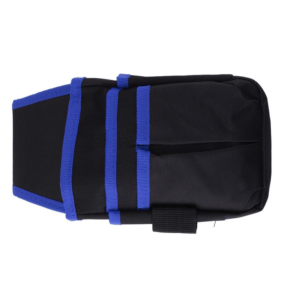 6 Pocket Tool Pouch Oxford Cloth Utility Tool Belt Tool Waist Bag for Electrician Technician