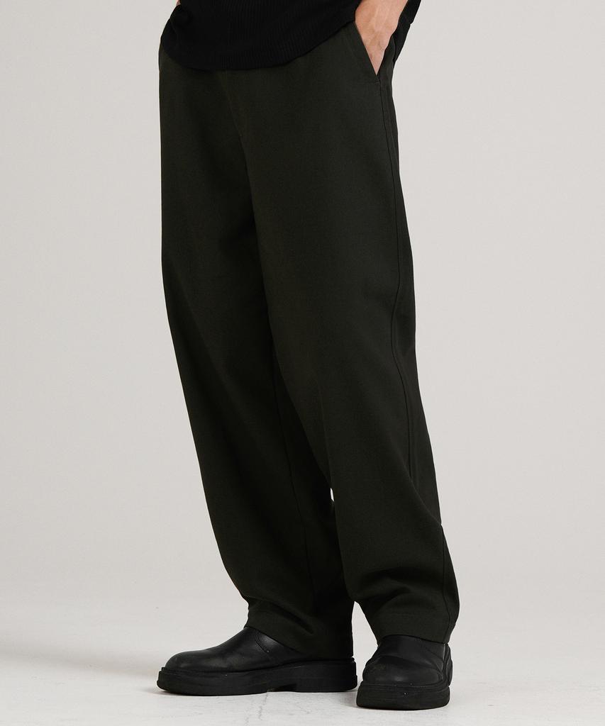 LXT Wide High-Density Cotton Chino Pants [Charcoal]