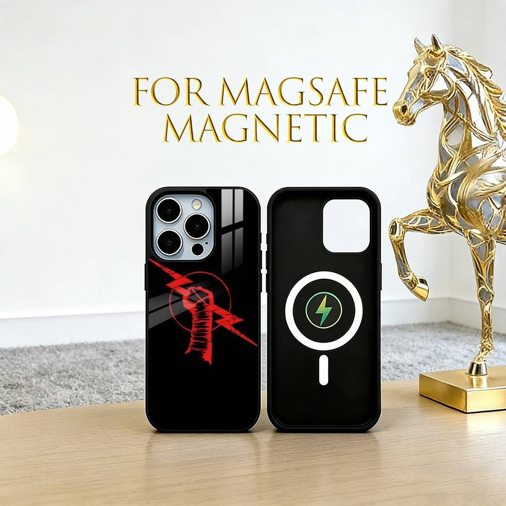 Чехол для телефона рестлера CM P-Punk для iPhone 17, 16, 15, 14, 13, 12, 11 Plus, Pro, Магнитный, Для Magsafe Беспроводной зарядки