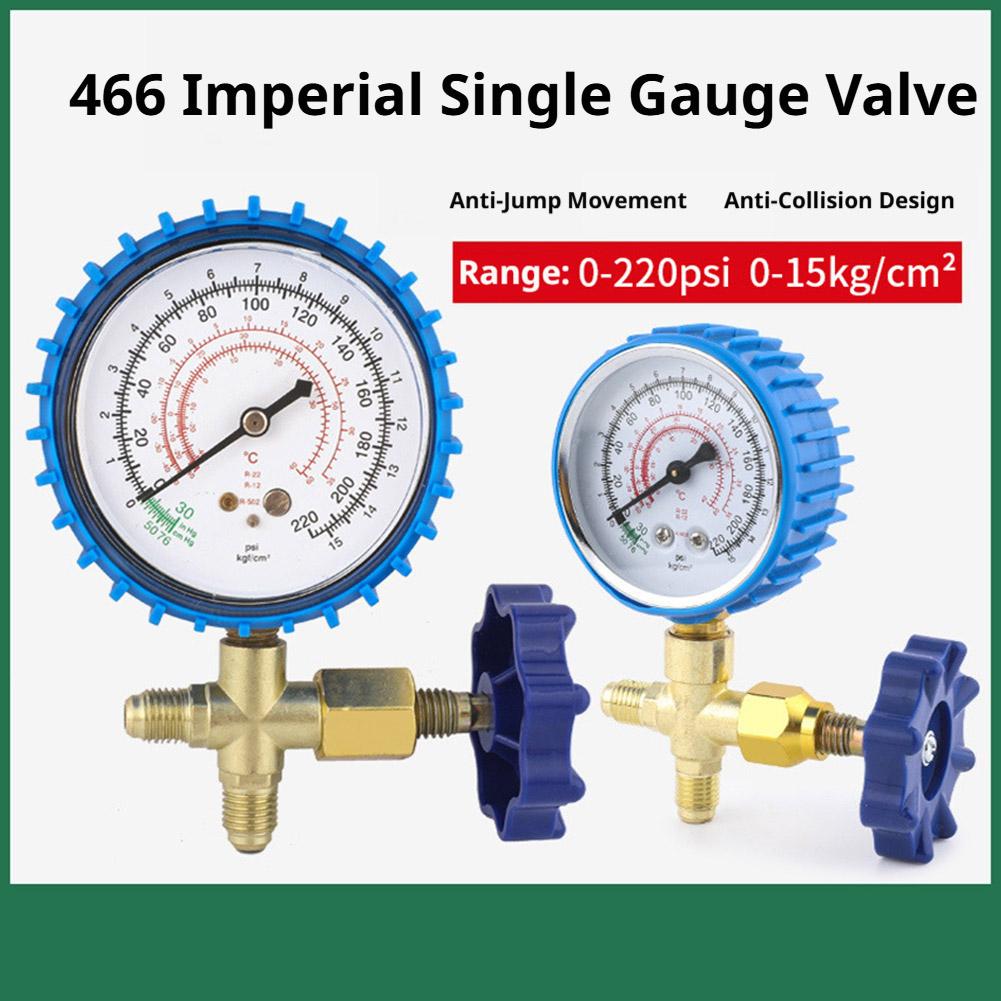 Air conditioner filling form meter valve R22 R134 refrigerant automobile fluoride meter valve refrigerant pressure gauge