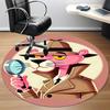 1pc Pink Panther Detective Office Round Area Rug, Under Office Chairs Bedroom Living Room Home Decor a1022326