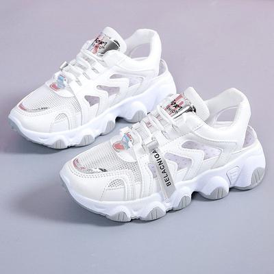 Дышащая сетка универсальные модные новые летние сетчатые туфли студенческие тонкие кроссовки