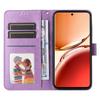 For Oppo Reno12 F 4G Case Sunflower Imprint Leather Wallet Phone Cover