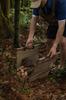 CAMPING MOON Firewood Rack with Field Use Firewood Rack Campfire Side Log Carrier Top, Table, Table, Black, TAB-285