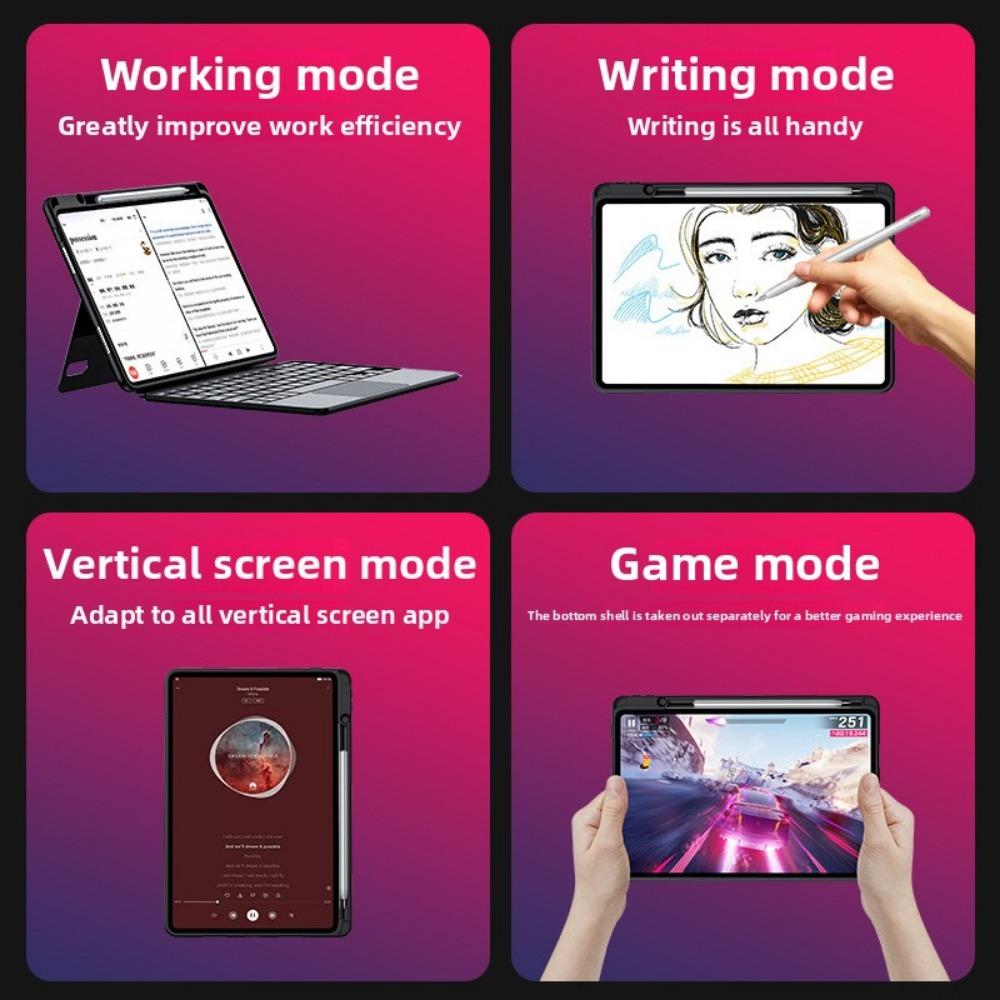 Премиальный чехол-клавиатура Bluetooth, совместимый с Huawei MatePad Pro 11 Air 11 5 12 6, стильный дизайн