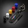 Car Valve Caps Wheel Tires Air Tyre Stem Protective Cover And Car Keychain For BMW M Emblem E46 E36 E34 F10 E90 F30 E53 E30 E87 IJOPV1
