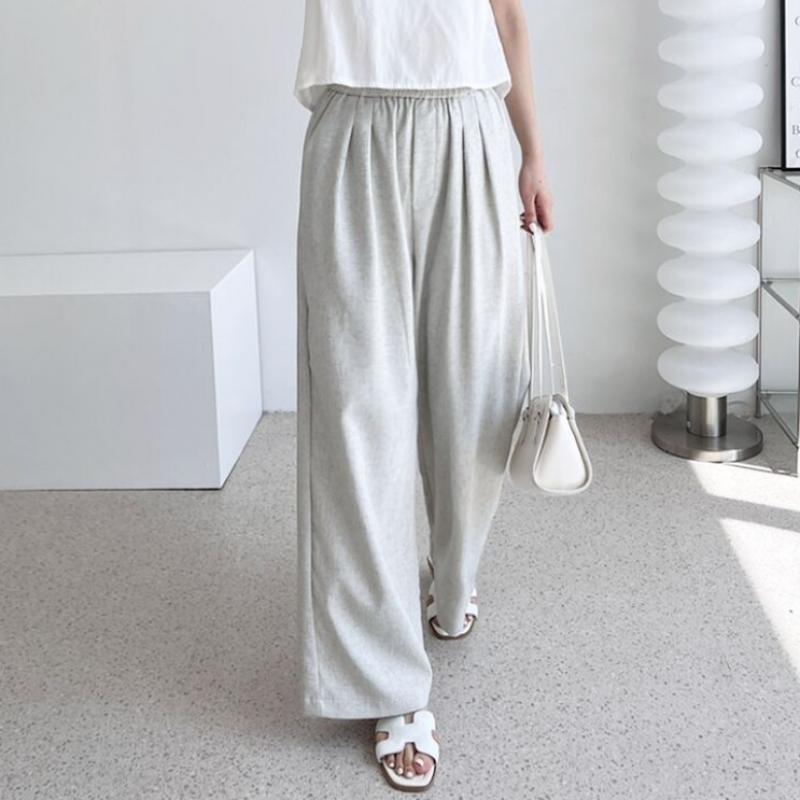 Shop Women S Linen elaStic waiSt Pintuck Wide Leg pantS Wdm Wpt Kyi80173