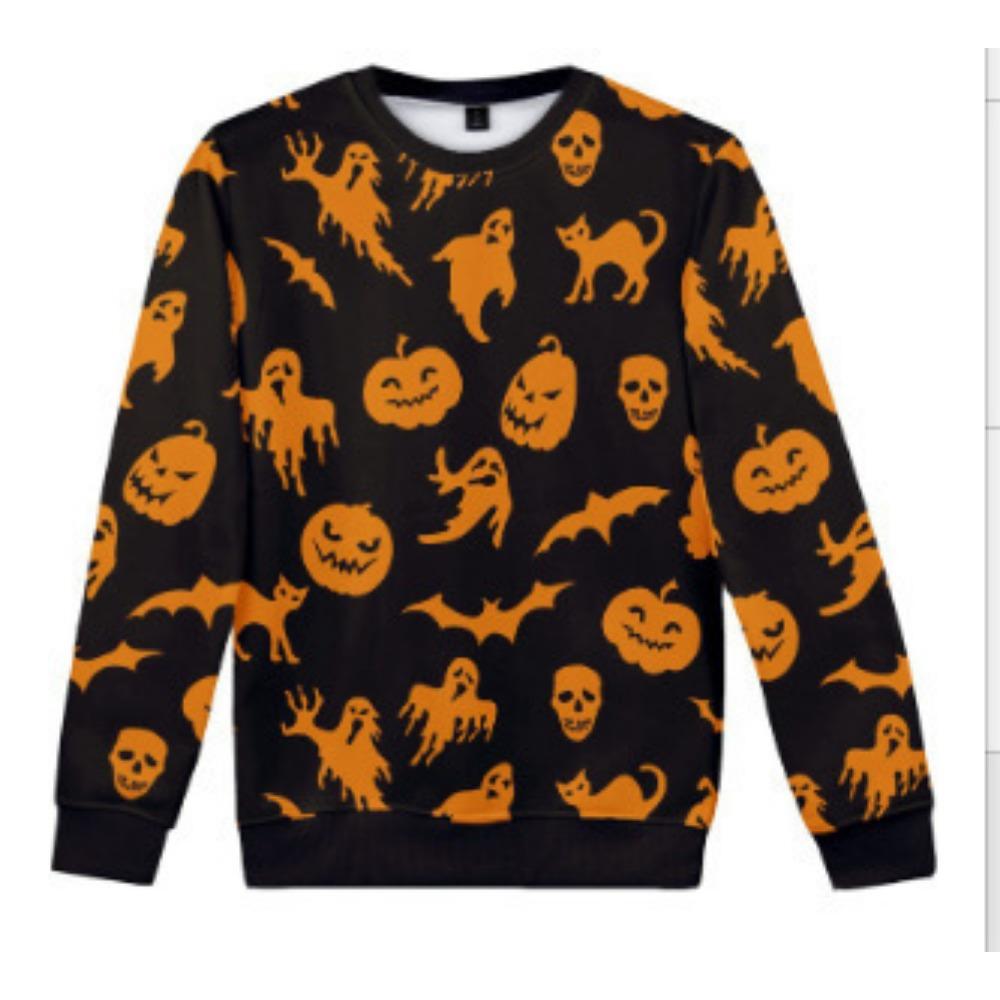 Женская толстовка с капюшоном Осень-Зима Хэллоуин Злая Ведьма Темный Замок Ужасы Вечеринка Принт Повседневные толстовки с длинными рукавами O-образным вырезом Женские топы