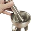Stainless Steel Mills Mortar and Pestle Set for Grinding Spices Herbs Garlic Medicine Grinder Kitchen Food Crusher Tools