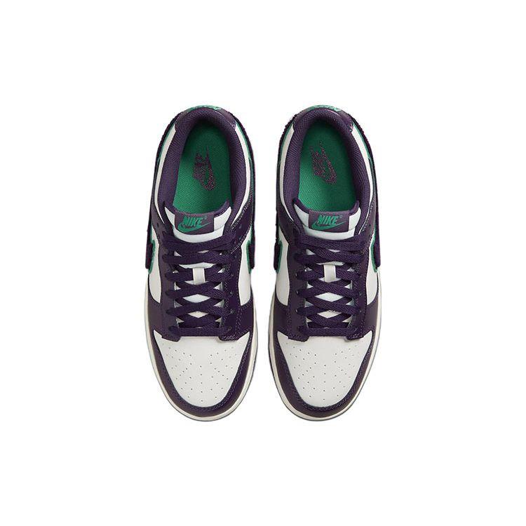 Nike Dunk Low Chenille Swoosh - Мужские кроссовки Grand Purple White Sail Neptune-Green DQ7683-100