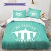 FC Slovan Liberec Bedding Quilt Set Quilt Cover Pillowcase Home Decoration Birthday Gift (1 * Duvet Cover + 2 * Pillowcase, Without Core)