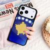 Чехол для телефона с флагом Косово для iPhone 17 16e 15 14 13 12 11 Pro Max Air Mini Мягкий защитный чехол